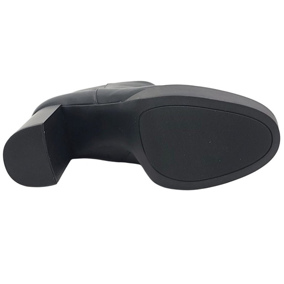 Alfani Galsuenda Platform Black Smooth Heeled Ankle Boots Sz 6.5 BNWB - Picture 6 of 9